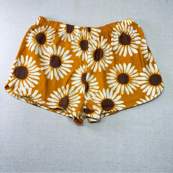 Carter’s Floral Girls Shorts - Sunflowers in Yellow and Brown - Size 10/10A - Picture 1 of 10